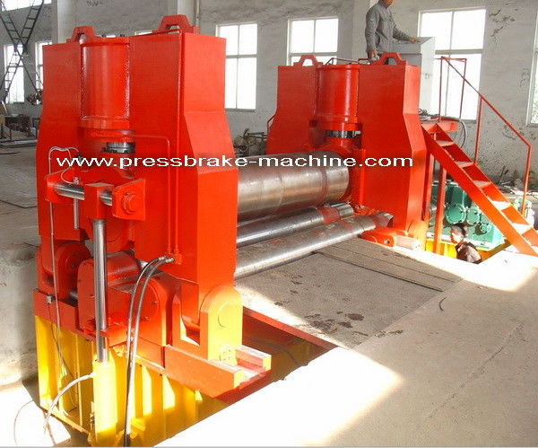 Metal CNC Plate Rolling Machine Bending Rolls Hydraulic Drive