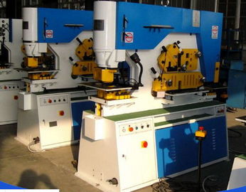 Angle Steel Cutting160T Hydraulic Iron Worker With Nothcing / Cutting Function