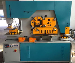 Duoble Cylinder Q35 Series Hydraulic Ironworker 90T Cut Round Bar