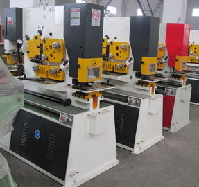Q35Y Combined Hydraulic ironworker Machinery , Steel Hole Punch Machine