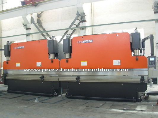 Buy CNC Servo Drive Hydraulic Press 250T Force Heavy Tandem Press Brake Equipment online manufacture