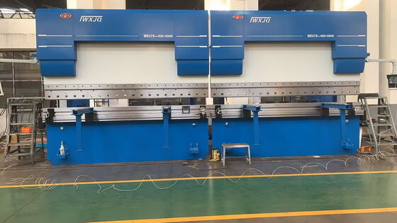 Buy CNC Tandem Press Brake with 800 mm to 1200mm Table Height 500-1000 Mm Back Gauge Range and 200mm to 1600 Mm Throat Depth online manufacture