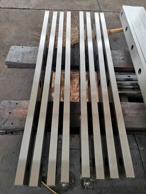 Buy Precision Metal Shear Blades with 0.05mm Straightness, Counter Bore With Groove, and Wear Resistant Cutting Blades online manufacture