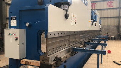 Buy Tandem Press Brake with 200-800 mm Table Width, 40-3000 Tons Max Pressure, and 0.02 mm Back Gauge Accuracy online manufacture