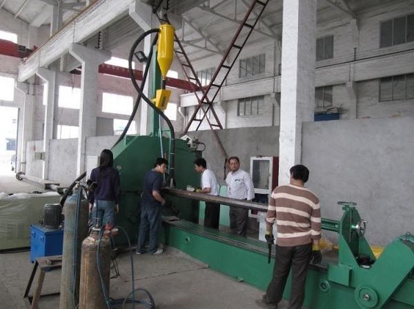 340mm Light Pole Welding Machine Steel Pipe Welding Machine
