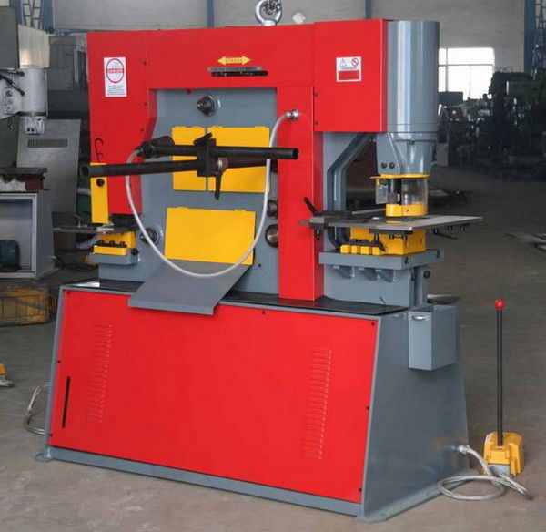 Q35Y Swing Beam Hydraulic Ironworker For Metal Shearing / Punching