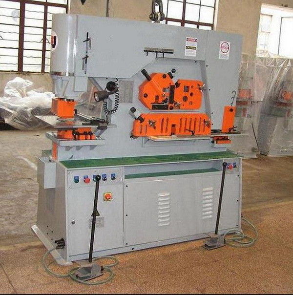 High Efficiency Metal Iron Worker Hydraulic Ironworkers With Double Cylinder