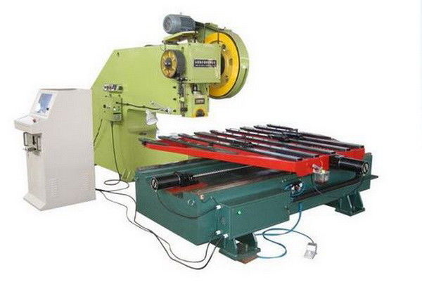 Automatic Hole CNC Punching Machine Deep Throwt Welded Structure