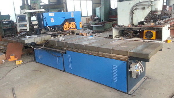 Profile Steel CNC Punching Machine Iron Worker Hydraulic Control