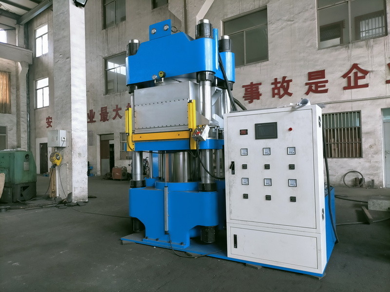 300T Hydraulic Vacuum Silicone Injection Molding Machine Vertical Rubber Hot Press