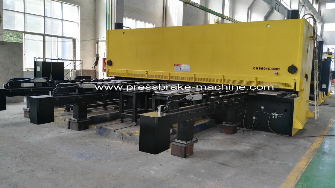 Hydraulic Metal Shear NC Hydraulic Sheet Metal Guillotine Shear With Feeding