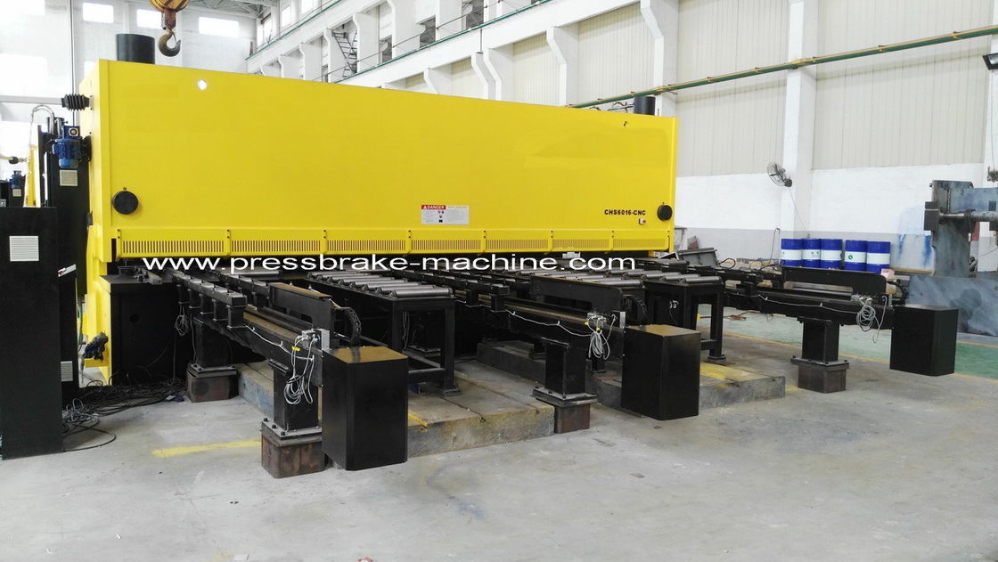 Hydraulic Metal Shear NC Hydraulic Sheet Metal Guillotine Shear With Feeding