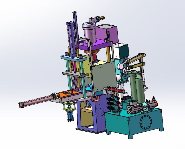 125T Aluminum Die Casting Machine Press Submersible Motor Rotors With 4 Cavity Die