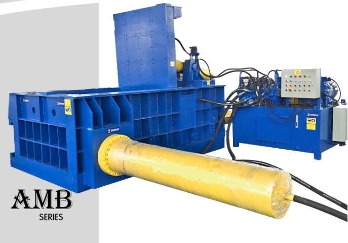 Scrap Metal Hydraulic Press Machine 120T Capacity Hydraulic Baler 450 x 450mm Size