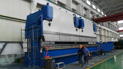 High Speed 1500Tons CNC Tandem Press Brake Machine 400mm Stroke 300mm Open Height