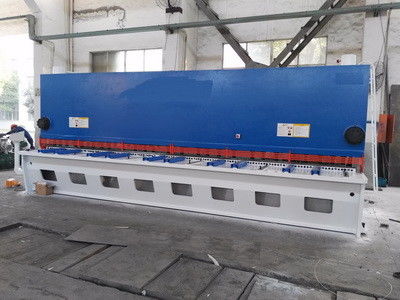 6M Long MS Plate Guiiotine Shear Machine With Cr12mvo Shear Blades cutting 12mm