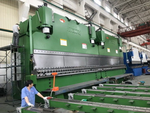 800 Ton Cylinders Shear Press Brake Electro Hydraulic Synchronous