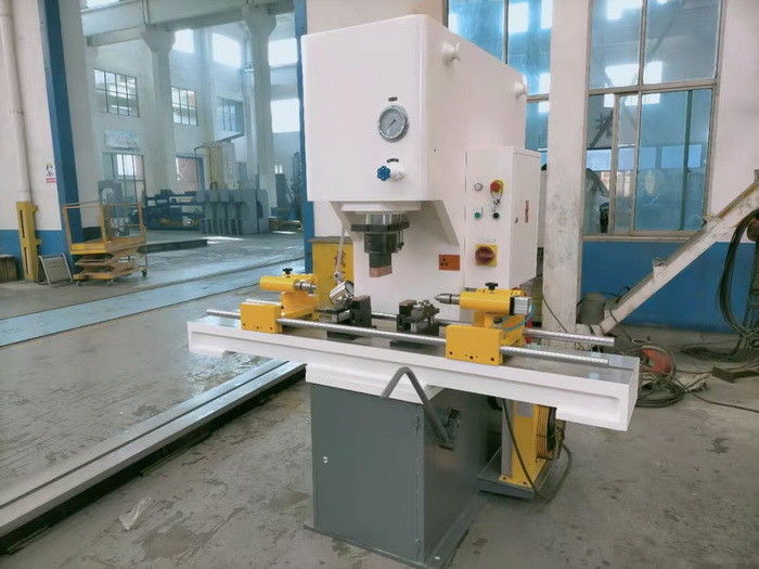 Motor Shaft Ball Screw Hydraulic Straightening Press Machine 63T With Railstock