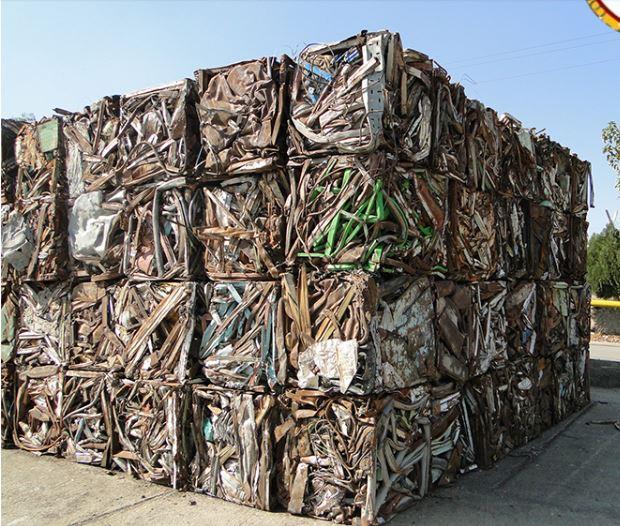 waste scrap metal baler power press machine hydraulic driving