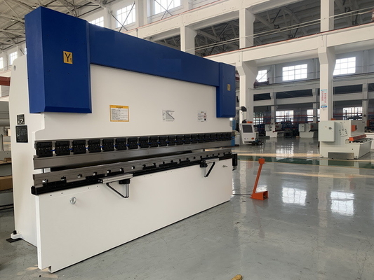 4.1M Long CNC Mechanical Press Brake Machine 125T Bending Capacity SS Processing
