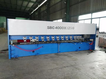 6M Long Groove Steel Panel CNC Groover Machine Hydraulic Clamping Shuttle Slotting
