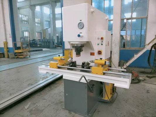 Motor Shaft Ball Screw Hydraulic Straightening Press Machine 63T With Railstock
